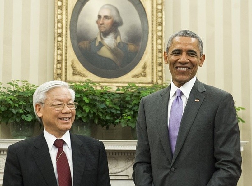 Vào lúc 11h trưa (theo giờ Washington, tức 22h giờ Việt Nam) ngày 7/7, Tổng thống Obama đã có cuộc hội kiến, hội đàm với  Tổng Bí thư Nguyễn Phú Trọng tại Nhà Trắng.